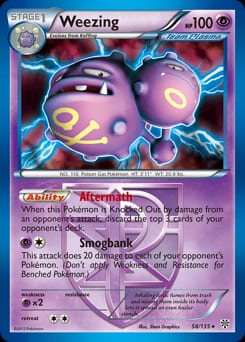2013 Plasma Storm Weezing #58 card