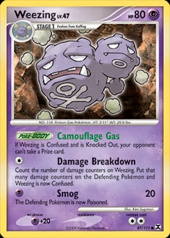 Rising Rivals Weezing #87 card