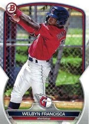 2023 Bowman Draft Base Set Welbyn Francisca #BD-62 card