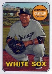 2018 Topps Heritage Base Set Welington Castillo #174 card