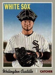 2019 Topps Heritage Base Set Welington Castillo #263 card
