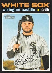 2020 Topps Heritage Base Set Welington Castillo #177 card