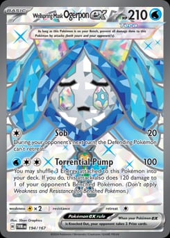2024 Twilight Masquerade Wellspring Mask Ogerpon ex #194 card