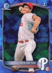 2025 Bowman Sapphire Edition Base Set Wen-hui Pan #BCP-6 card