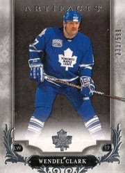 2018-19 Upper Deck Artifacts Base Set Wendel Clark #136 card