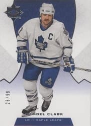 2019-20 Upper Deck Ultimate Collection Base Set Wendel Clark #89 card