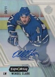 2020-21 Upper Deck Synergy Base Set Wendel Clark #61 card