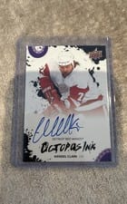 2025-26 Upper Deck Detroit Red Wings Centennial Octopus Ink Wendel Clark #OI-WC card