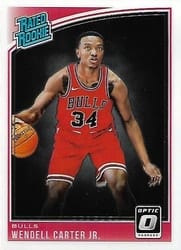 2018-19 Donruss Optic Base Set Wendell Carter Jr. #170 card