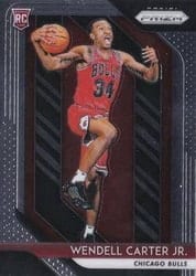 2018-19 Panini Prizm Base Set Wendell Carter Jr. #80 card