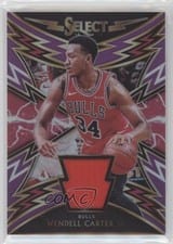 2018 Panini Select Sparks Wendell Carter Jr. Gold Prizm #SP-WCT card