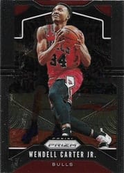 2019-20 Panini Prizm Base Set Wendell Carter Jr. #65 card