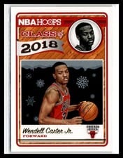 2018 Panini Hoops Class of 2018 Wendell Carter Jr. Winter #7 card
