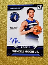 2022-23 Donruss Next Day Autographs Wendell Moore Jr. #ND-WMT card