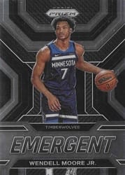 2022-23 Panini Prizm Emergent Wendell Moore Jr. #23 card