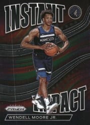 2022-23 Panini Prizm Instant Impact Wendell Moore Jr. #20 card