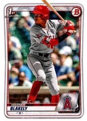 2020 Bowman Draft Base Set Werner Blakely #BD-128 card