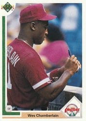 1991 Upper Deck Base Set Wes Chamberlain #626 card