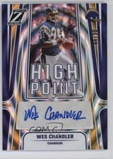 2024 Panini Zenith High Point Signatures Wes Chandler #HPS-WCR card