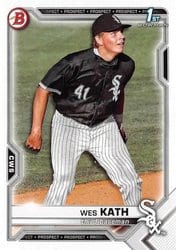2021 Bowman Draft Base Set Wes Kath #BD-43 card