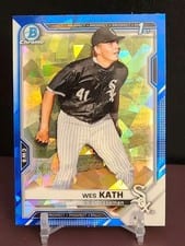 2021 Bowman Draft Sapphire Wes Kath #BDC-43 card
