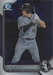 2022 Bowman Chrome Prospects Wes Kath #BCP-204 card