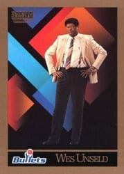 1990-91 SkyBox Base Set Wes Unseld #327 card