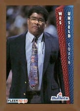 1992-93 Fleer Base Set Wes Unseld #236 card