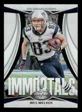 2024 Panini Certified Immortals Wes Welker #20 card