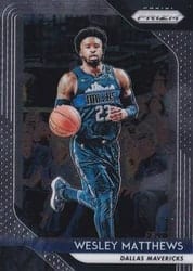2018-19 Panini Prizm Base Set Wesley Matthews #290 card