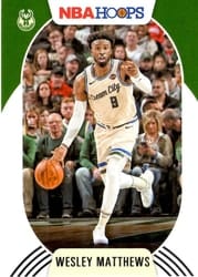 2020-21 Hoops Base Set Wesley Matthews #113 card