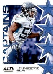 2019 Score Captains Wesley Woodyard #C-30 card