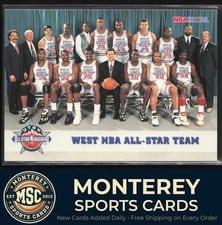1993-94 Hoops Base Set West NBA All-Star Team #282 card
