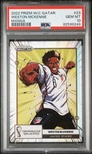 2022 Panini Prizm World Cup Manga Weston McKennie #23 card
