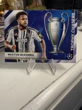 2025-26 Topps UEFA Club Competitions Trophy Chasers Weston McKennie #TC-19 card