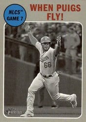 2019 Topps Heritage Base Set When Puigs Fly! #198 card