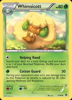 2011 Emerging Powers Whimsicott #11 card