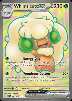 2025 White Flare Whimsicott ex #157 card