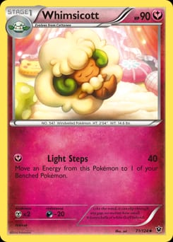 Fates Collide Whimsicott #71 card