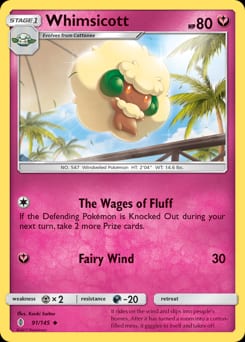 Guardians Rising Whimsicott #91 card