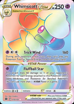 Brilliant Stars Whimsicott VSTAR #175 card