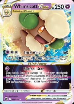 Brilliant Stars Whimsicott VSTAR #65 card