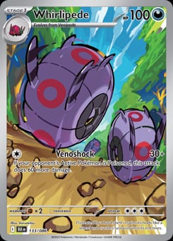 Black Bolt Whirlipede #133 card