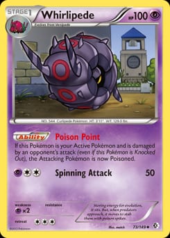 Boundaries Crossed Whirlipede #73 card