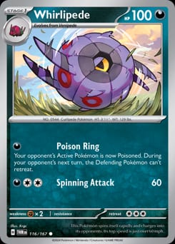 Twilight Masquerade Whirlipede #116 card