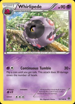 XY Whirlipede #52 card