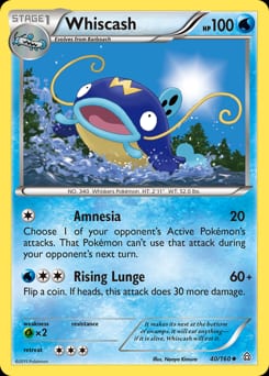 Primal Clash Whiscash #40 card
