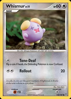 Supreme Victors Whismur #132 card