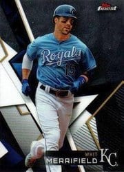 2018 Finest Base Set Whit Merrifield #116 card