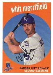 2018 Topps Archives Base Set Whit Merrifield #58 card